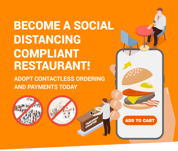 Become A Social Distancing Compliant Restaurant Adopt Contactless Ordering And Payments Today